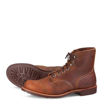 Red Wing Iron Ranger 6-Inch Boot in Copper Rough & Tough Leather Laarzen Heren DonkerBruin - 8085